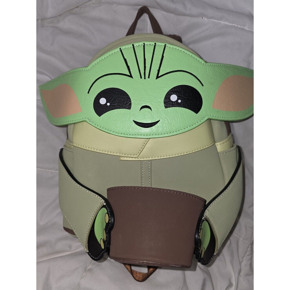 NWOT loungefly Disney star wars baby Yoda grogu the child mini backpack bookback